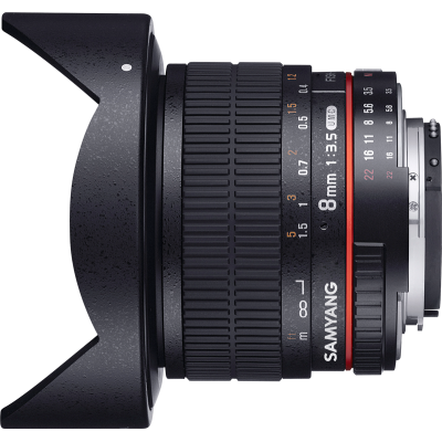 Samyang 8mm F3.5 UMC montura Canon DSLR