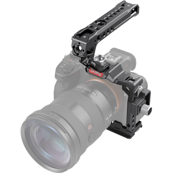 Kit carcasa camera foto video mirrorless cu maner, SmallRig 3237 Half Cage Kit For Sony A7S III
