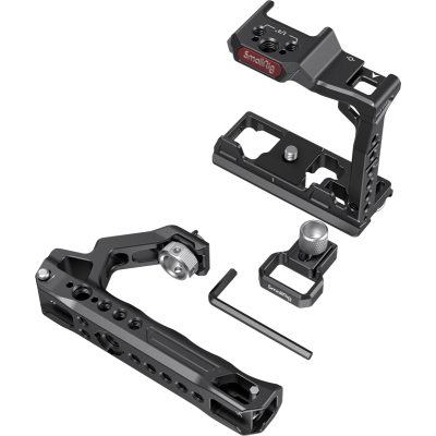 Avatar-Shop|Kit carcasa camera foto video mirrorless cu maner, SmallRig 3237 Half Cage Kit For Sony A7S III|SmallRig