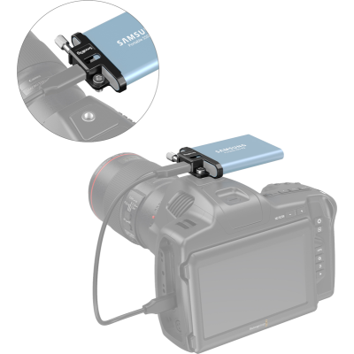 Avatar-Shop|Suport baterie externa, SmallRig 3300 Cable Clamp T5 SSD For BMPCC 6K PRO|SmallRig