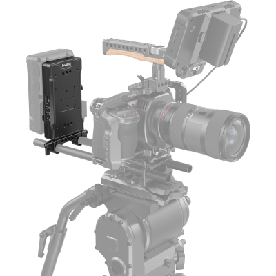 Avatar-Shop|SmallRig 3203 Battery Adapter Plate V-Mount w Dual 15mm Rod Clamp|SmallRig