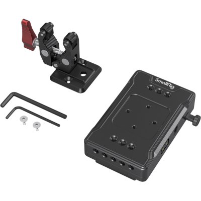 Avatar-Shop|SmallRig 3497 Battery Adapter Plate V-Mount (Basic Version) with Super Clamp Mount|SmallRig