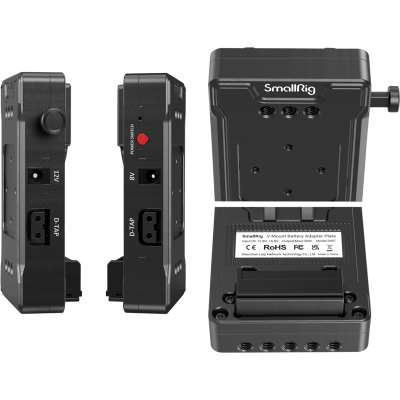Avatar-Shop|SmallRig 3497 Battery Adapter Plate V-Mount (Basic Version) with Super Clamp Mount|SmallRig