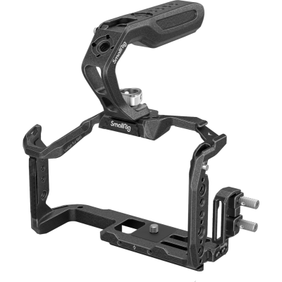 Avatar-Shop|Kit carcasa camera foto video mirrorless cu maner, SmallRig 3441 Cage Kit "Black Mamba" For Panasonic GH6|SmallRig