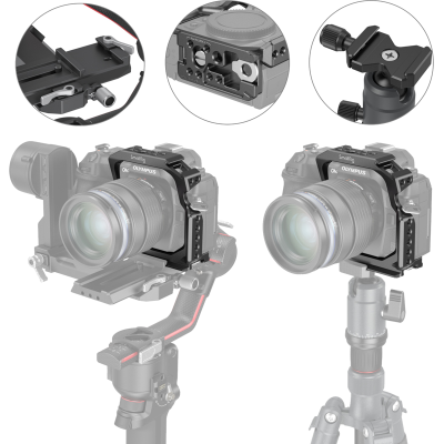 Avatar-Shop|SmallRig 3948 Camera Cage for OM System OM-1, Carcasa camera foto video mirrorless|SmallRig