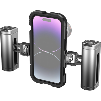 Avatar-Shop|SmallRig 4076 Mobile Video Cage Kit (Dual Handheld) For iPhone 14 Pro|SmallRig