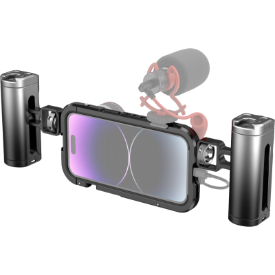 Avatar-Shop|SmallRig 4076 Mobile Video Cage Kit (Dual Handheld) For iPhone 14 Pro|SmallRig