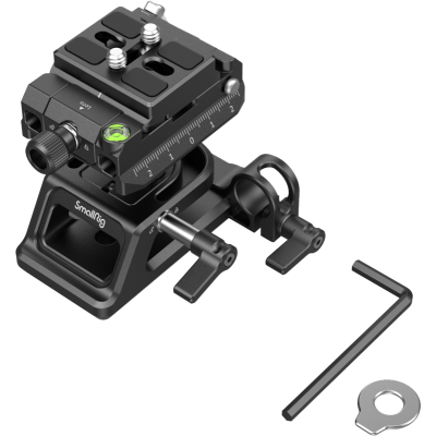 Avatar-Shop|SmallRig 4233 Height adjustable Mount Plate Kit Universal ARCA & Manfrotto compatible, Placa de baza cu clema pentru tija|SmallRig