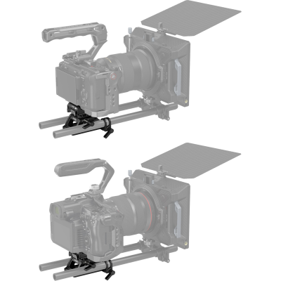 Avatar-Shop|SmallRig 4233 Height adjustable Mount Plate Kit Universal ARCA & Manfrotto compatible, Placa de baza cu clema pentru tija|SmallRig