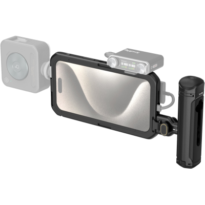 Avatar-Shop|SmallRig 4393 Mobile Video Kit (Single Handheld) for iPhone 15 Pro Max, Kit video pentru smartphone|SmallRig
