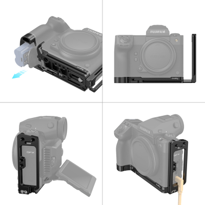Avatar-Shop|SmallRig 4514 L-Bracket for Fujifilm GFX 100 II, Husa protectie camera|SmallRig