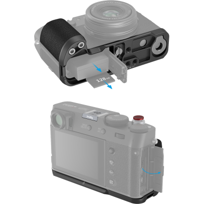 Avatar-Shop|SmallRig 4556 L-Shape Grip for Fujifilm X100VI / X100V Black, Camera cage L|SmallRig