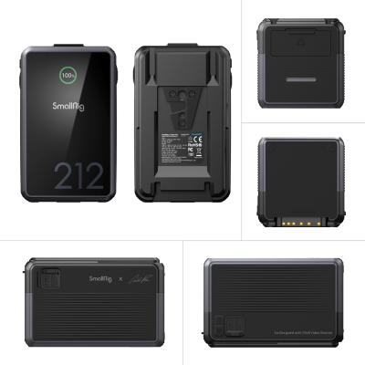 Avatar-Shop|SmallRig 4293 V-Mount Battery VB212 Mini x Caleb Pike, Baterie externa|SmallRig