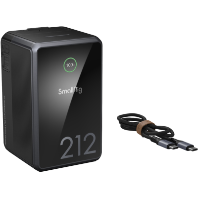 Avatar-Shop|SmallRig 4293 V-Mount Battery VB212 Mini x Caleb Pike, Baterie externa|SmallRig