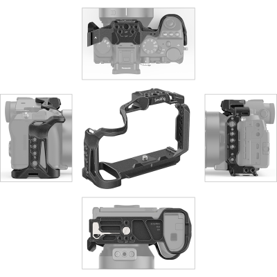 Avatar-Shop|SmallRig 3790 Black Mamba Cage Kit for Panasonic Lumix S5, Kit carcasa camera foto video mirrorless cu maner|SmallRig