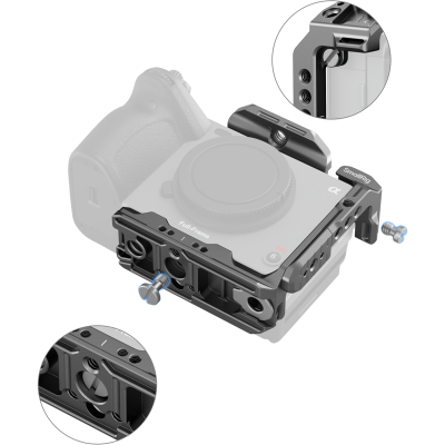 Avatar-Shop|SmallRig 4772 HawkLock Quick Release Half Cage for Sony FX3 / FX30, Carcasa camera foto video mirrorless|SmallRig