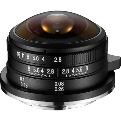 Avatar Shop|Laowa 4mm f/2.8 Fisheye, Montura MFT, Unghi 210 Grade, Diafragma f/2.8, Focalizare Manuala, Constructie Metalica|LAOWA