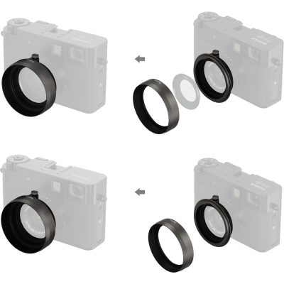 Avatar Shop|SmallRig 5709 Shading Hood for FUJIFILM X half Charcoal Silver|SmallRig