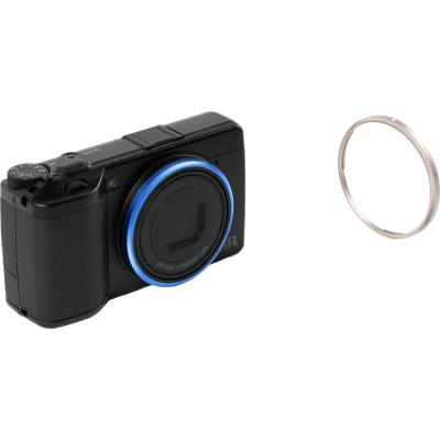 Avatar Shop|NiSi Ring Kit pentru Ricoh GR IV, Set 2 Inele, Albastru Regal, Gri Titan, Inlocuire Inel GN-3|NISI