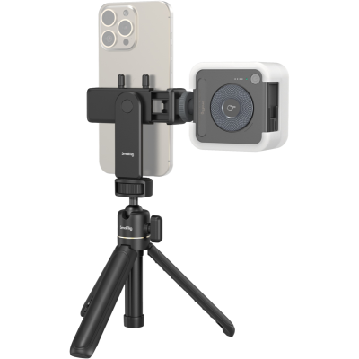 SmallRig  4367 Smartphone Vlog Tripod Kit VK-30 Advanced Version, Suport smartphone cu...