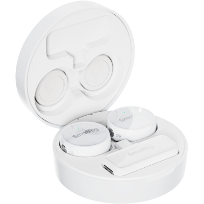 SmallRig 4706 S 60 Wireless Microphone White (USB-C Version), set lavaliere WiFi