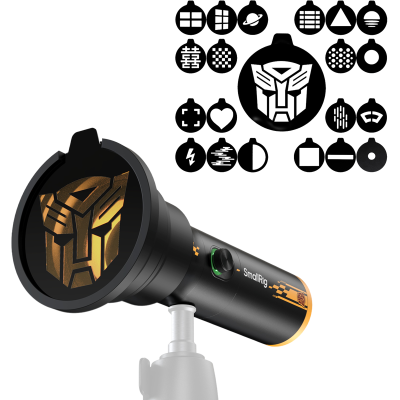 SmallRig 5512 RF 10C Portable Focusable LED Video Light "BumbleBee Edition", Lumina...