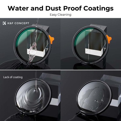 Avatar-Shop|Filtru variabil ND K&F Concept 55mm, interval ND3-ND1000|K&F Concept