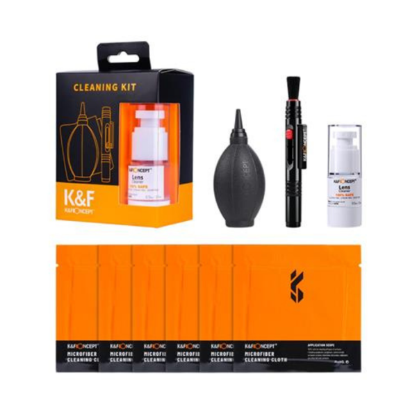 Kit curatare K&F 4 in 1 cleaning kit (pen + air blowing + vacuum cleaning cloth + cleaning bottle)