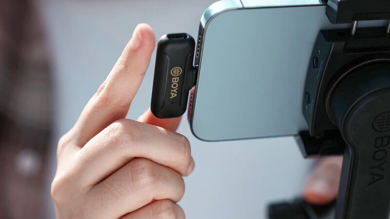 conexiune rapida plug and play port lightning si raza de actiune 50m wireless boya