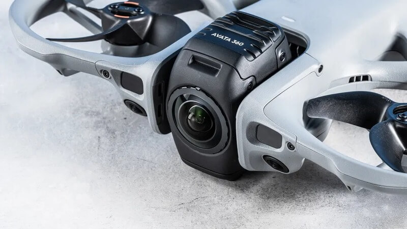 camere duale senzor tip 1 inchi dji avata 360 rezolutie video 8k sferic