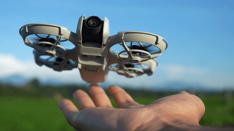 drona dji neo 2 decolare inteligenta si aterizare Return to Palm din mana