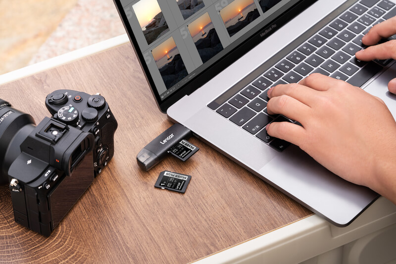 lexar professional silver plus 128gb inregistrare video 4k 60fps si fotografie burst