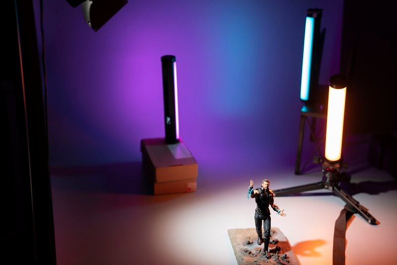 kit nanlite pavotube ii 6c accesorii incluse geanta si cablu