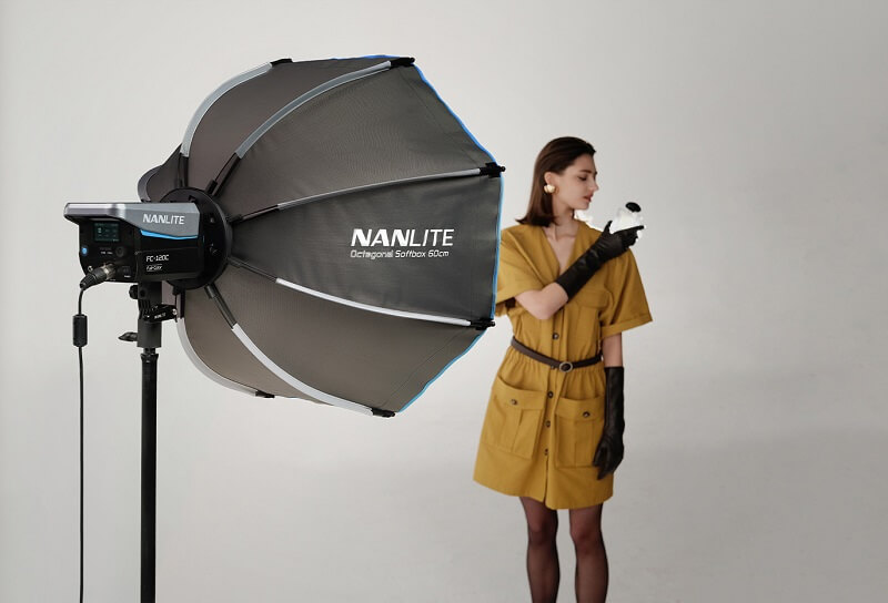 nanlite fc-120c unitate control spate si ecran lcd culori