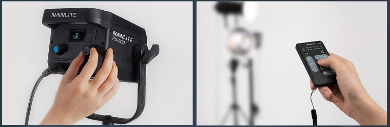 panou control nanlite fs-200b si sistem racire silentios