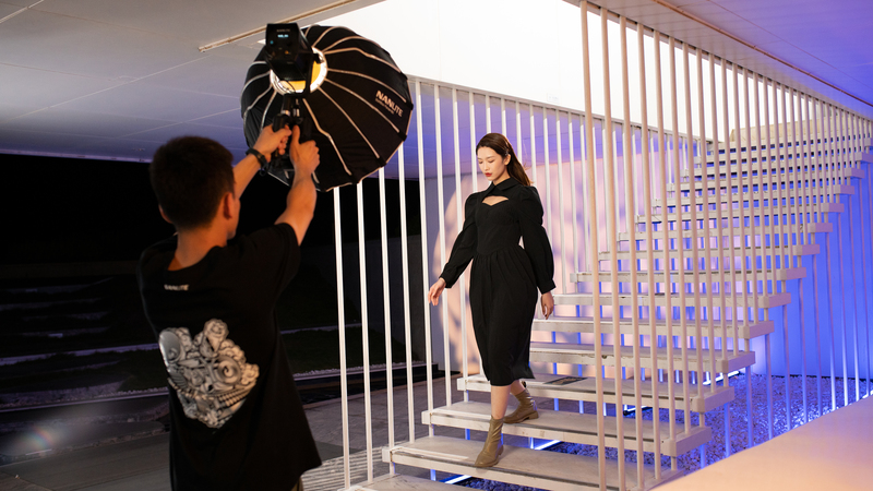 panou control nanlite forza 150 ecran oled si port dmx