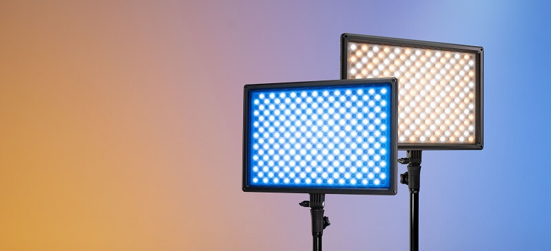 panou led rgbww nanlite mixpad ii 27c lumina hibrida hard soft rgb