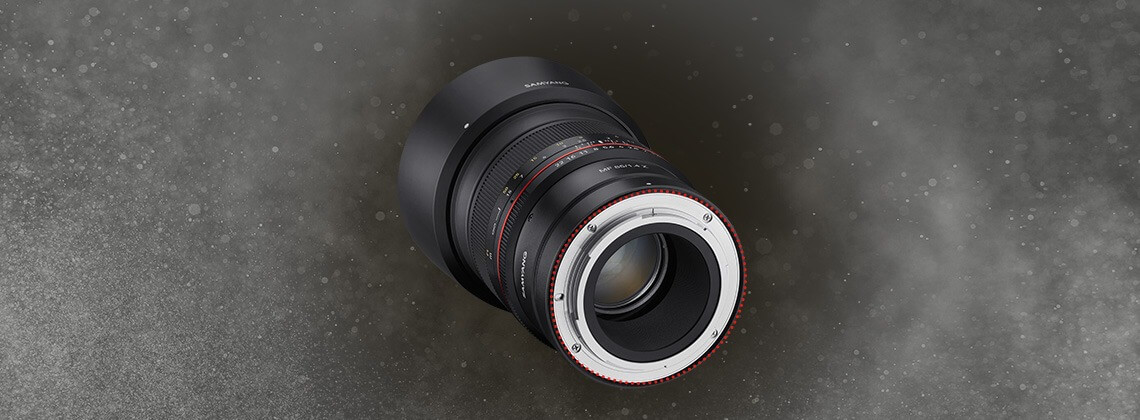 detaliu inel focus manual samyang 85mm nikon z