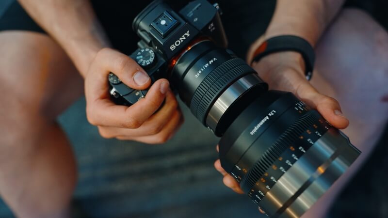 kit complet obiective cinema samyang v-af full kit sony e mount anamorphic manual adapter