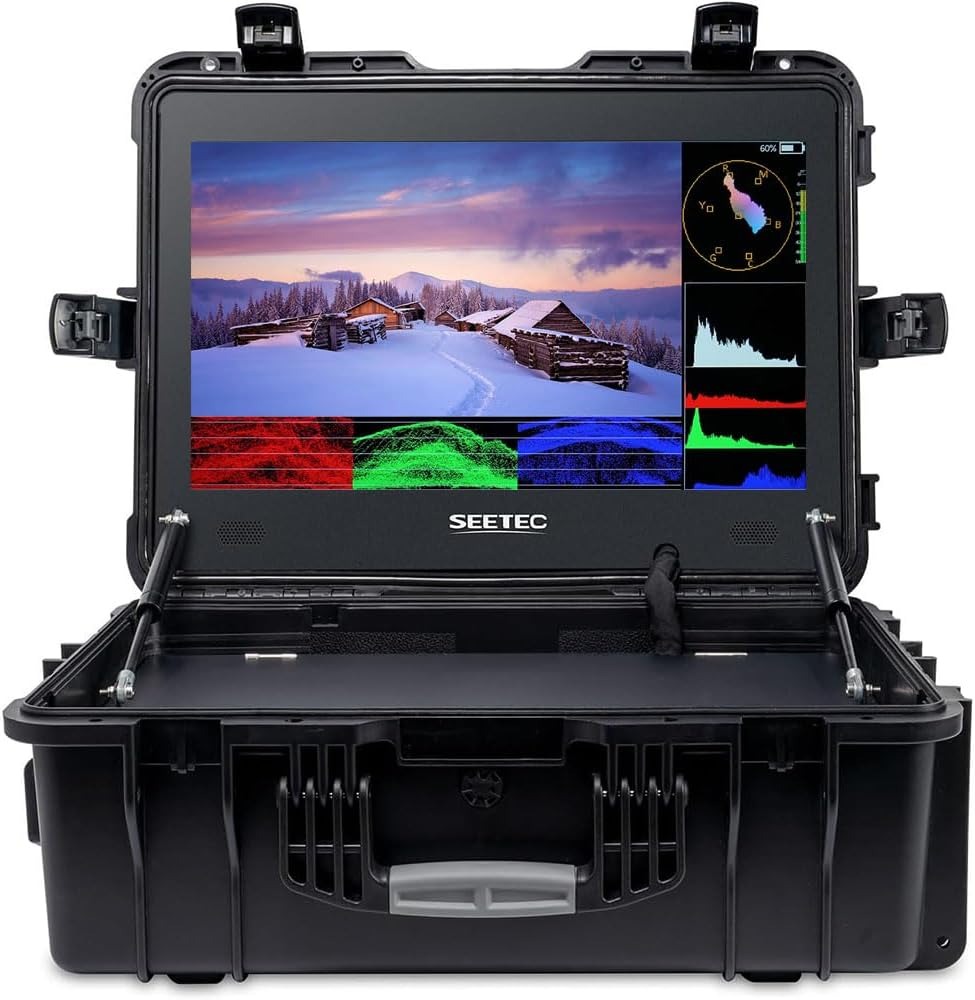 seetec wpc215 monitor director carry-on 21.5 inch 1000 nits waterproof case
