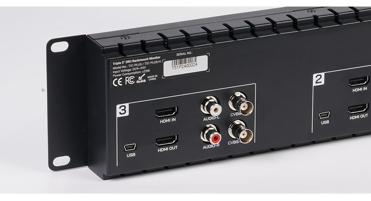 panou spate seetec t51 conexiuni sdi hdmi loop tally