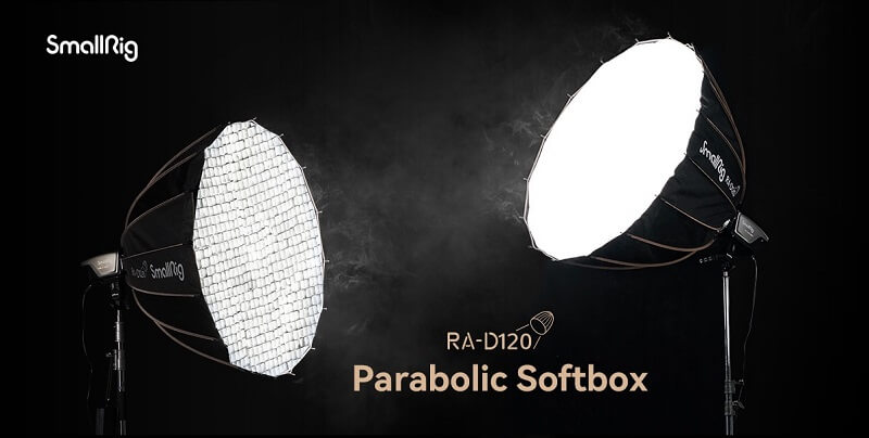 smallrig ra-d120 softbox parabolic 84 cm montura bowens quick-release 4140