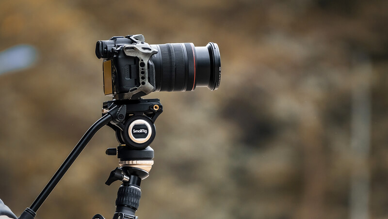 trepied inalt smallrig ct210 picioare aluminiu flip lock coloana centrala reversibila unghiuri joase