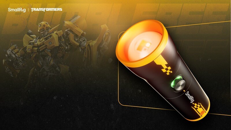 lampa led focusabila smallrig rf 10c bumblebee edition zoom optic 10-60 grade
