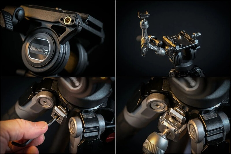 filet baza plata 3/8 accesorii 1/4 trepied video carbon