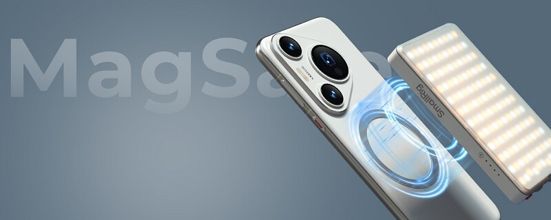 sistem prindere magsafe si clip lampa led smallrig m3