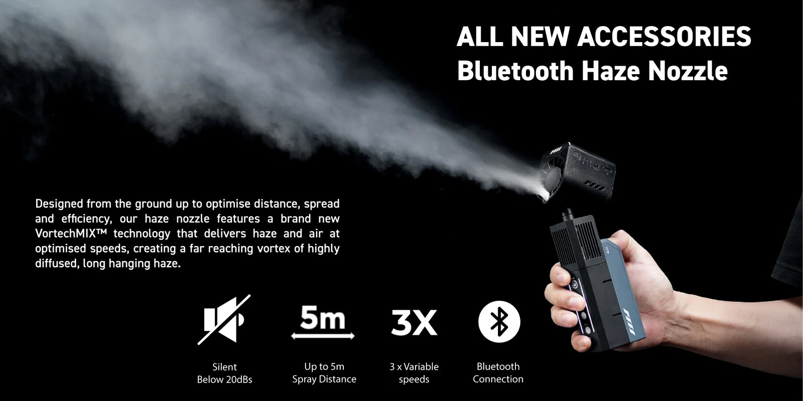 sistem montare duze dry ice flex straight smokeninja