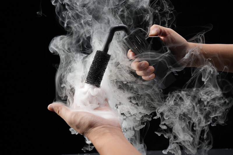 masina de fum portabila pmi smokeninja-pro full kit generator efecte video