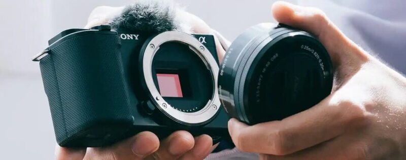 aparat foto mirrorless sony zv-e10 ii kit 16-50mm oss ii negru vlogging profesional