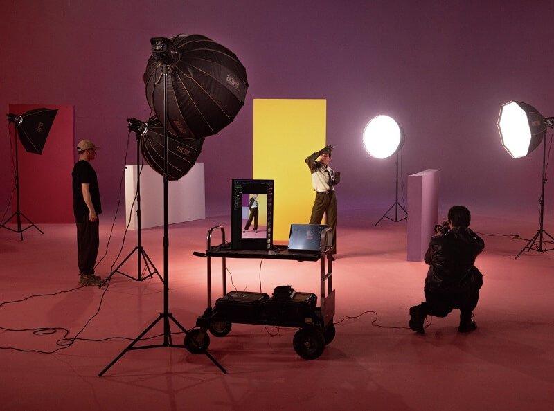 panou control spate zhiyun molus b300 reglaj dimmer si cct